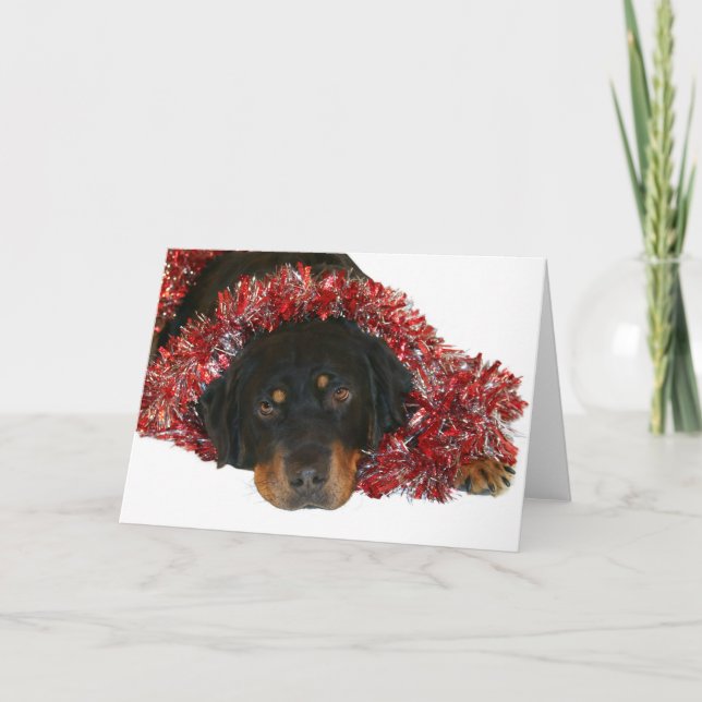 Tarjeta Festiva Para Santa que espera (Anverso)