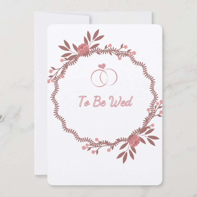 Tarjeta Festiva Para ser casado (Anverso)