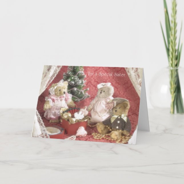 Tarjeta Festiva Para una hermana especial (Anverso)