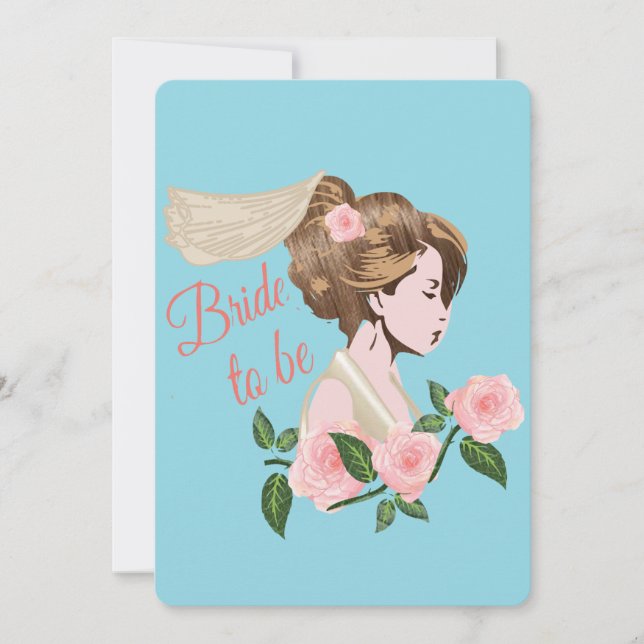 Tarjeta Festiva Para una Novia (Anverso)