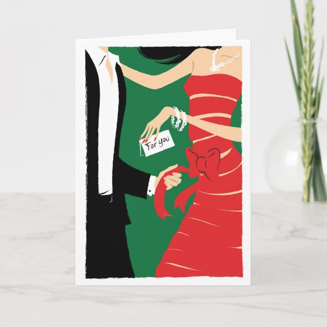 Tarjeta Festiva Para usted notecard (Anverso)