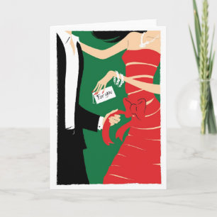 Tarjeta Festiva Para usted notecard