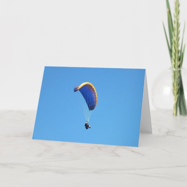 Tarjeta Festiva Paragliding (Anverso)