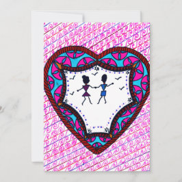 Tarjeta Festiva Pareja bailarina