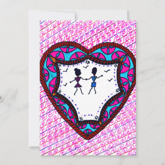 Tarjeta Festiva Pareja bailarina