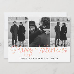 Tarjeta Festiva Pareja de amor romántico simple día de San Valentí