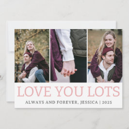 Tarjeta Festiva Pareja de Amor Romántico Simple Día de San Valentí