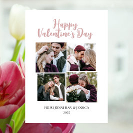 Tarjeta Festiva Pareja elegante romántica del día de San Valentín