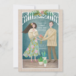Tarjeta Festiva Pareja filipina