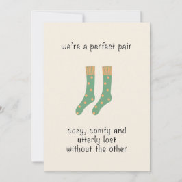 Tarjeta Festiva Pareja perfecta