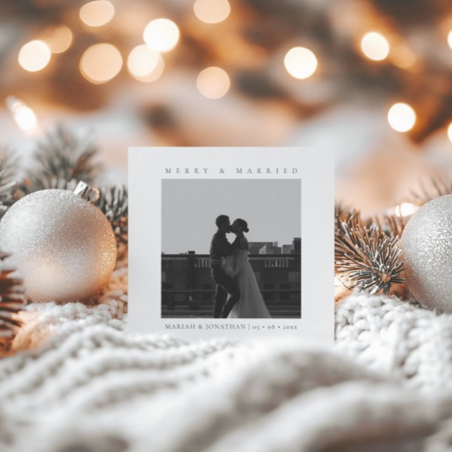 Tarjeta Festiva Parejas contemporáneas, moras y fotos casadas (Subido por el creador)