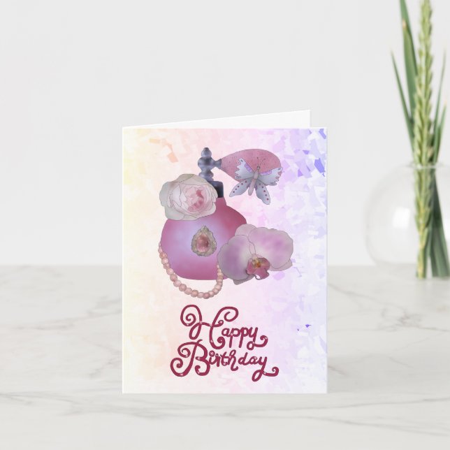 Tarjeta Festiva Parfüm (Anverso)