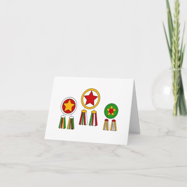 Tarjeta Festiva Parol-Navidades (Anverso)