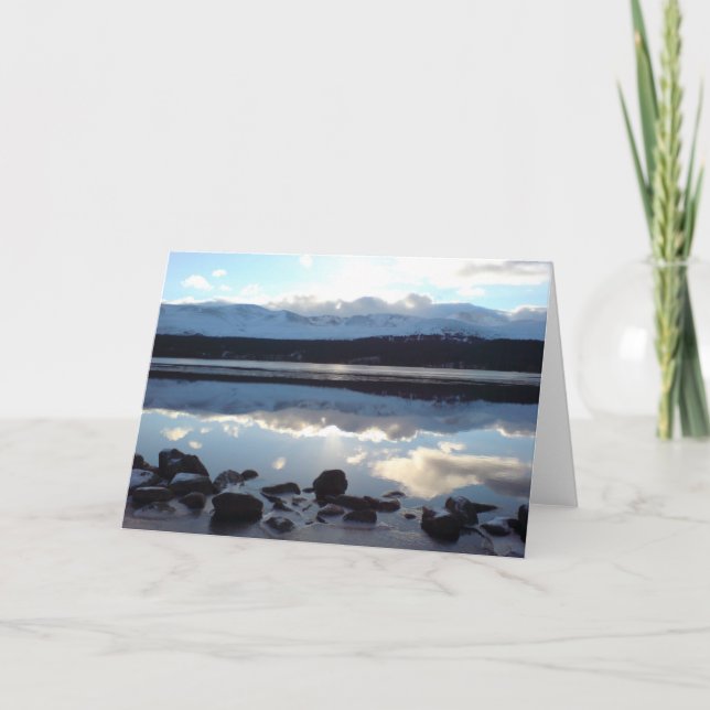 Tarjeta Festiva Parque nacional de Cairngorm (Anverso)