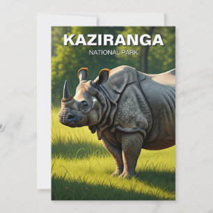 Tarjeta Festiva Parque nacional Kaziranga Transporte Assam India