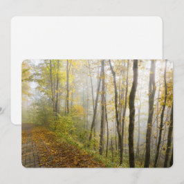 Tarjeta Festiva Parque soñador de otoño