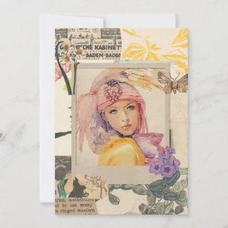 Tarjeta Festiva Party girls cards art deco