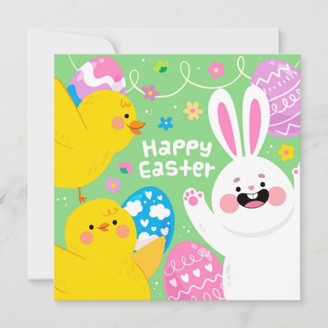 Tarjeta Festiva Pascua (Anverso)