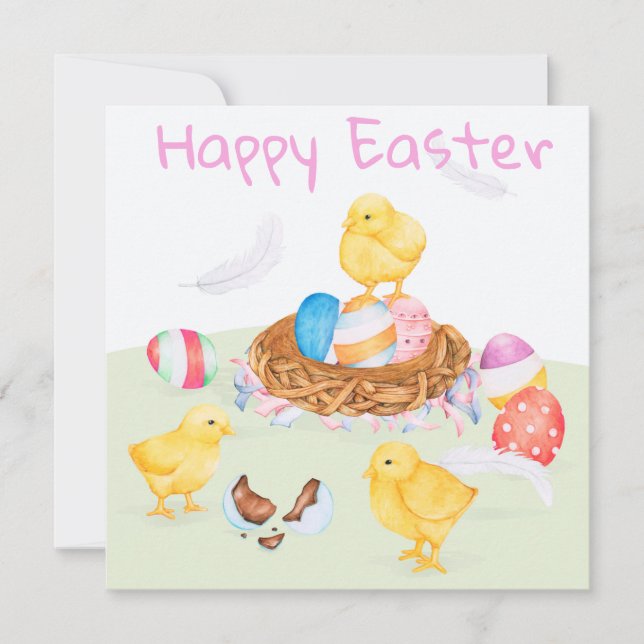 Tarjeta Festiva Pascua (Anverso)