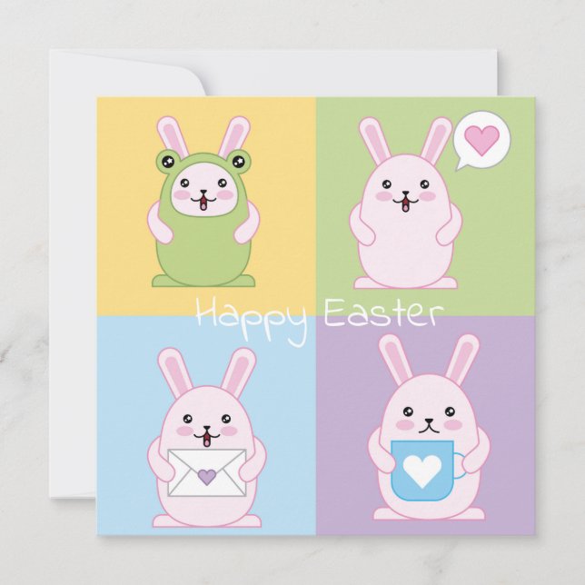 Tarjeta Festiva Pascua (Anverso)