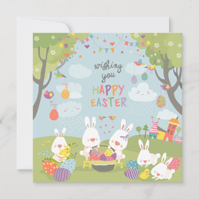 Tarjeta Festiva Pascua (Anverso)