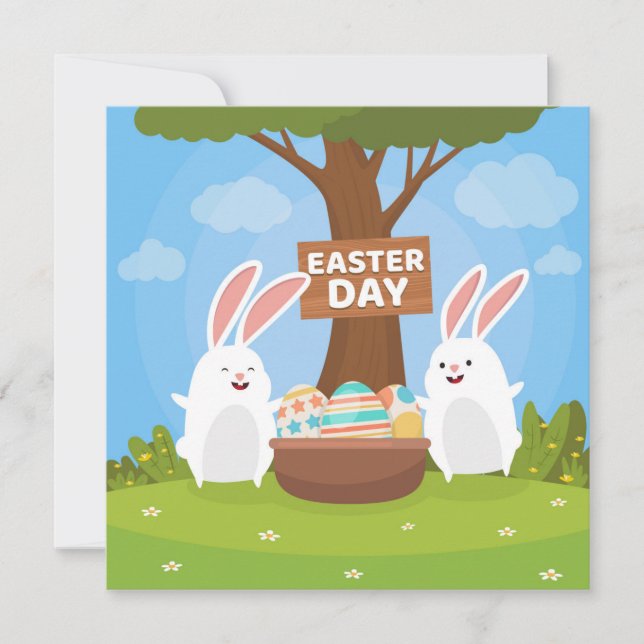 Tarjeta Festiva Pascua (Anverso)