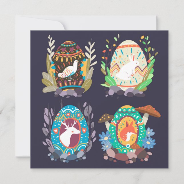Tarjeta Festiva Pascua (Anverso)