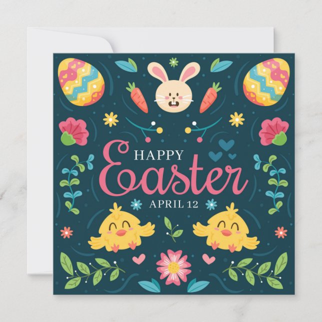 Tarjeta Festiva Pascua (Anverso)