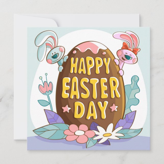 Tarjeta Festiva Pascua (Anverso)