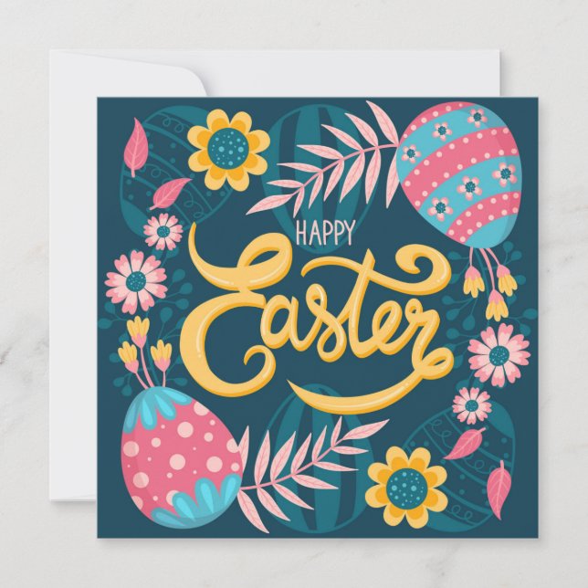 Tarjeta Festiva Pascua (Anverso)