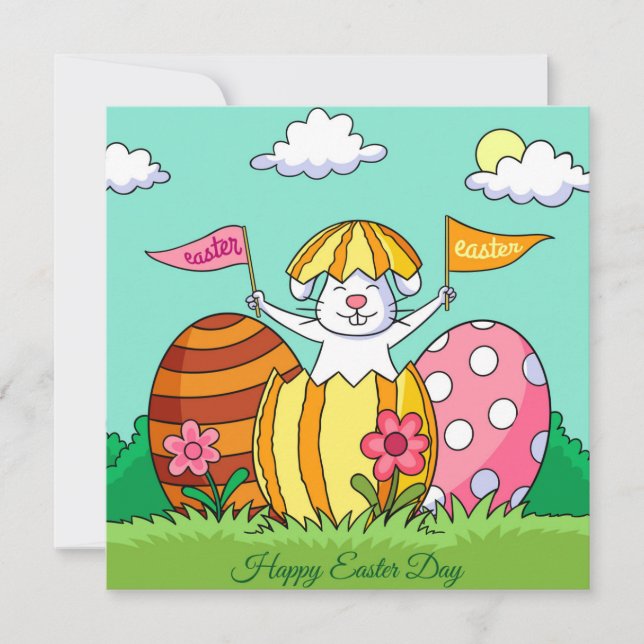 Tarjeta Festiva Pascua (Anverso)