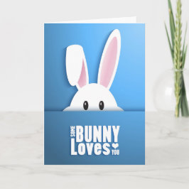 Tarjeta Festiva Pascua - Algunos conejitos te aman