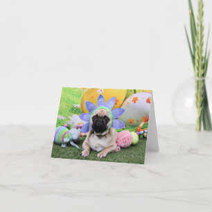 Tarjeta Festiva Pascua - barro amasado - Louie