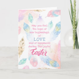 Tarjeta Festiva Pascua - Bendición de nuevos comienzos