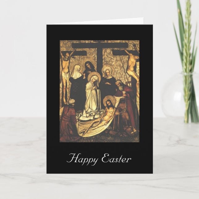 Tarjeta Festiva Pascua chománica (Anverso)