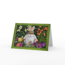 Pascua - conejito en la hierba