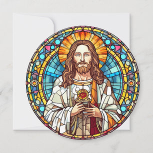Tarjeta Festiva Pascua cristiana religiosa Jesús