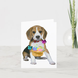 Tarjeta Festiva Pascua de Beagle