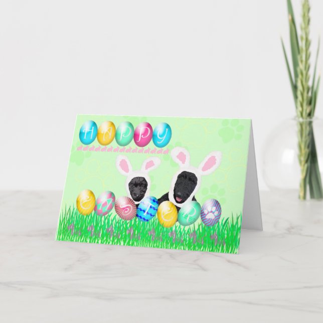 Tarjeta Festiva Pascua de Escocia (Anverso)