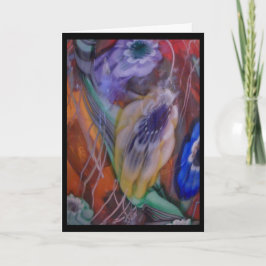 Tarjeta Festiva Pascua de las flores del agua