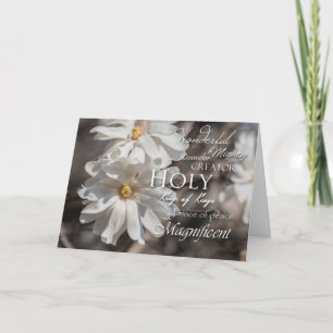Tarjeta Festiva Pascua de Magnolia