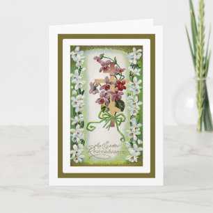 Tarjeta Festiva Pascua de Pascha Católica Eslava Bizantina