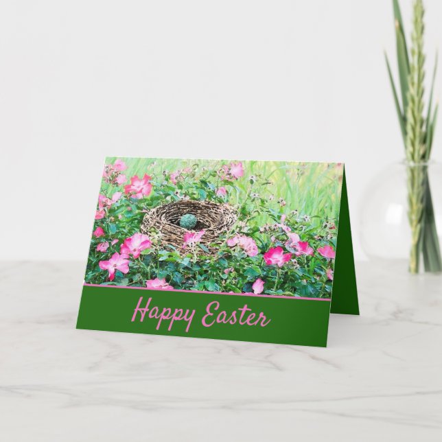 Tarjeta Festiva Pascua de primavera (Anverso)