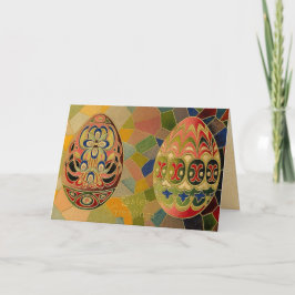 Tarjeta Festiva Pascua de Vintage