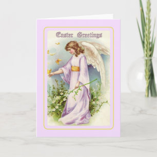 Tarjeta Festiva Pascua de Vintage