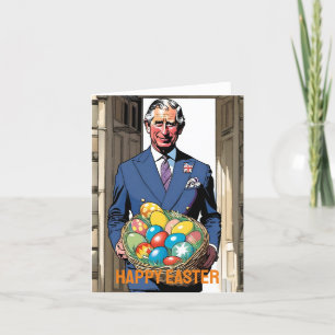 Tarjeta Festiva Pascua del Rey Carlos