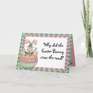 Tarjeta Festiva Pascua divertida