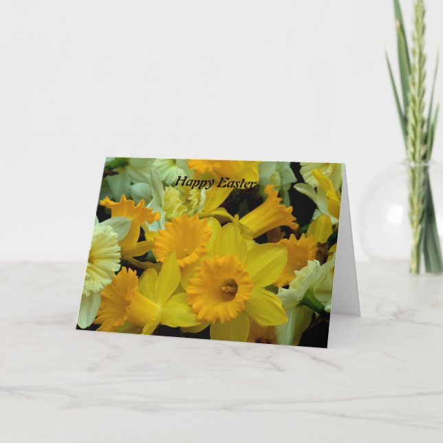 Tarjeta Festiva Pascua feliz (Anverso)