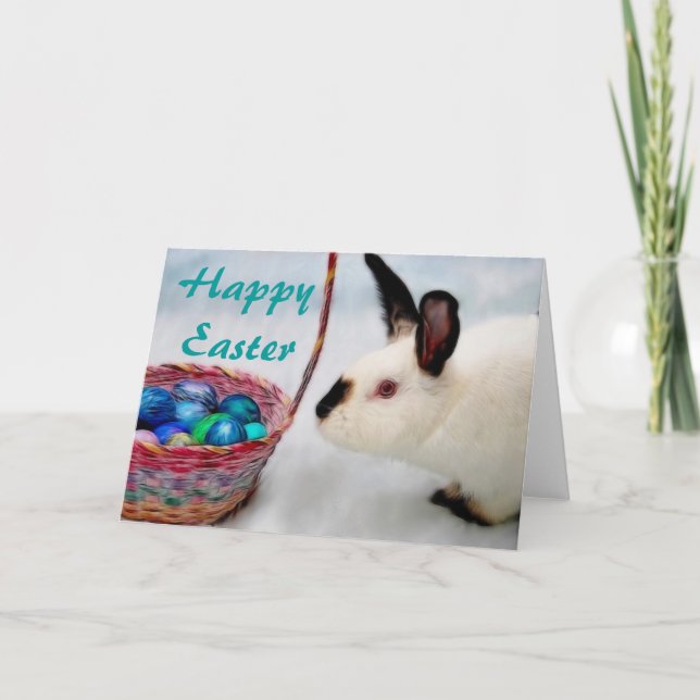 Tarjeta Festiva Pascua feliz                       … (Anverso)