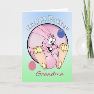 Tarjeta Festiva Pascua feliz - abuela